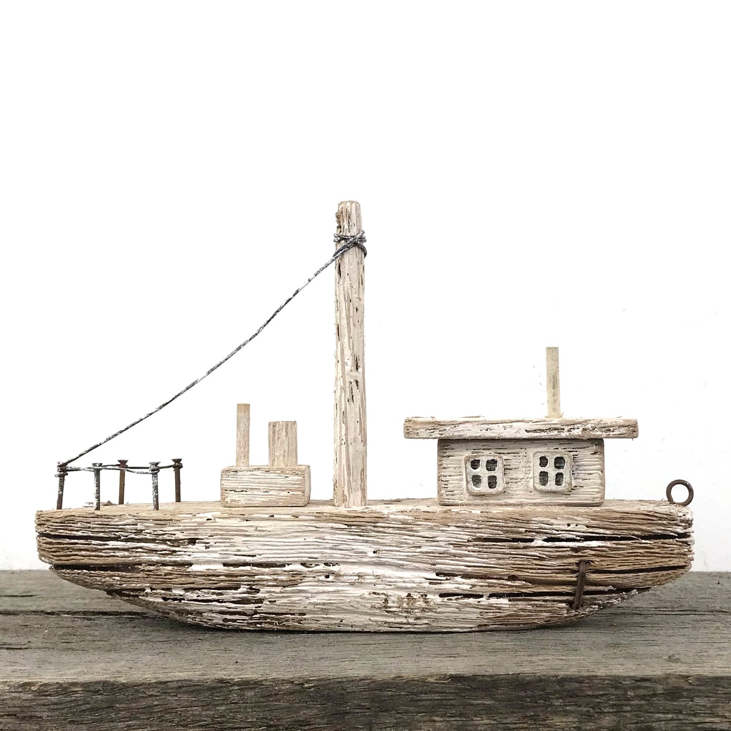 Whitewashed Boat