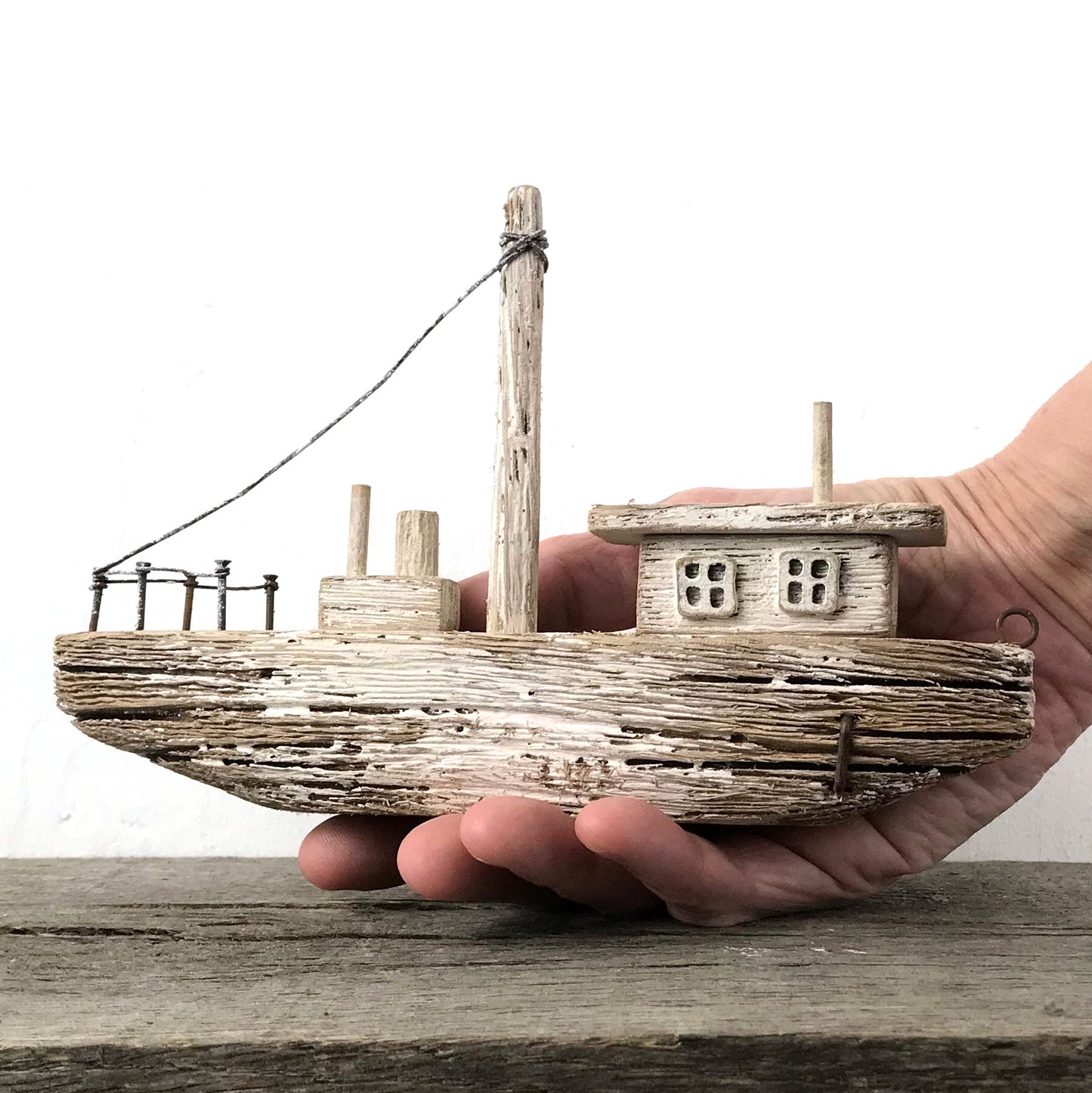 Whitewashed Boat