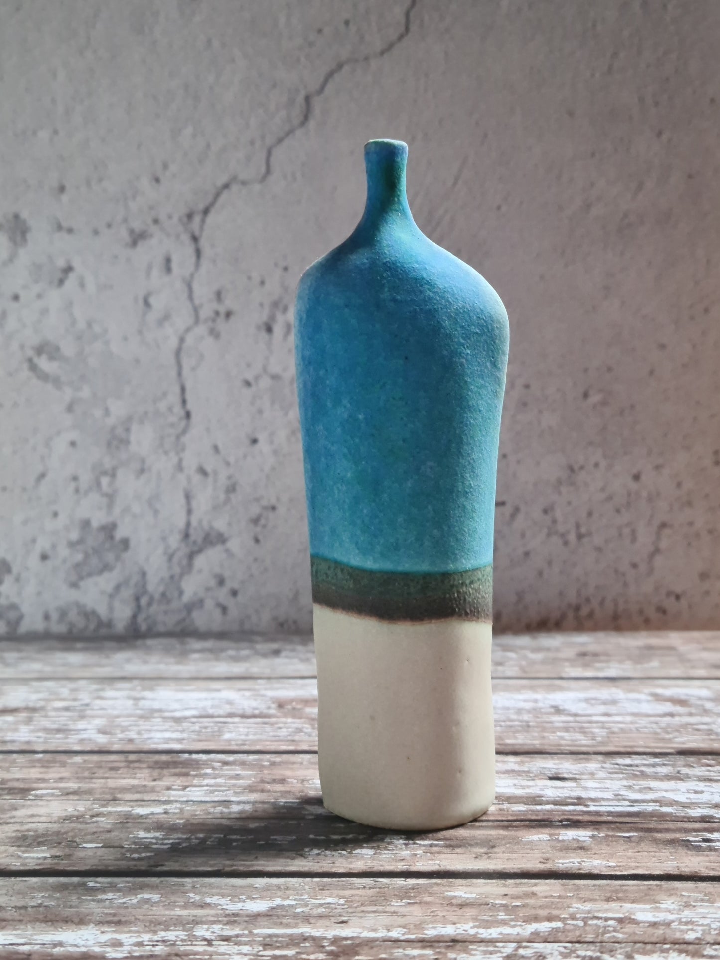 "Landscape" Small Stoneware Bottle